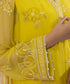 Women's Eid Yellow Embroidered Chiffon Unstitched Three Piece Suit
